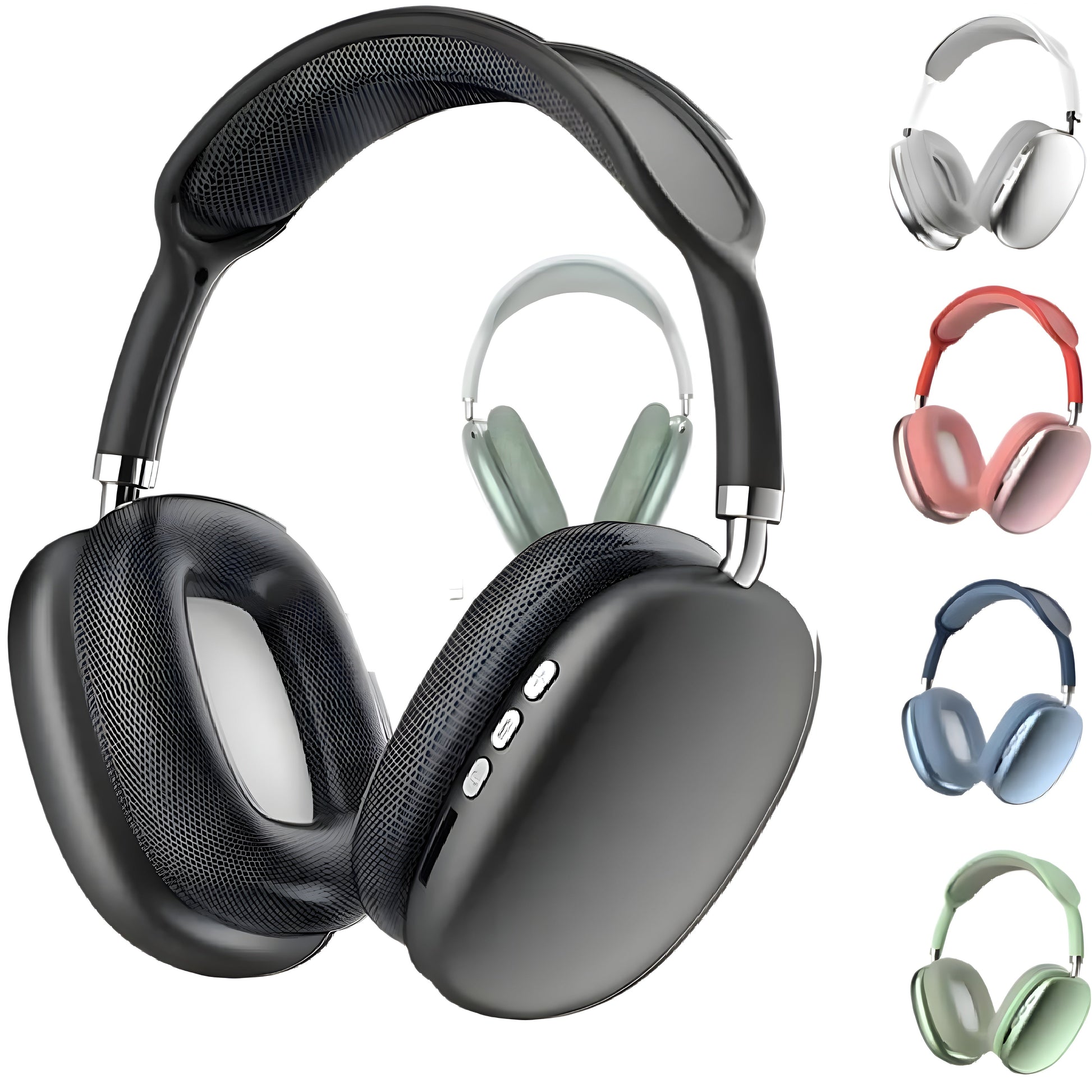 P9 Wireless Bluetooth Headphones with Mic – Noise Cancelling Stereo Sound Headset for Sports, Gaming, Music – Wireless Earphones for Android & iOS