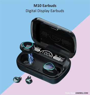 M10 Earbuds With ENC & Big battery Bass Quality Excellent