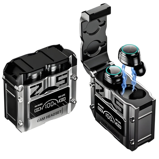 M25 Wireless Bluetooth Earbuds – High Bass, LED Display, Touch Control, Long Battery Life