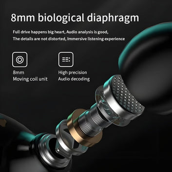 M25 Wireless Bluetooth Earbuds – High Bass, LED Display, Touch Control, Long Battery Life