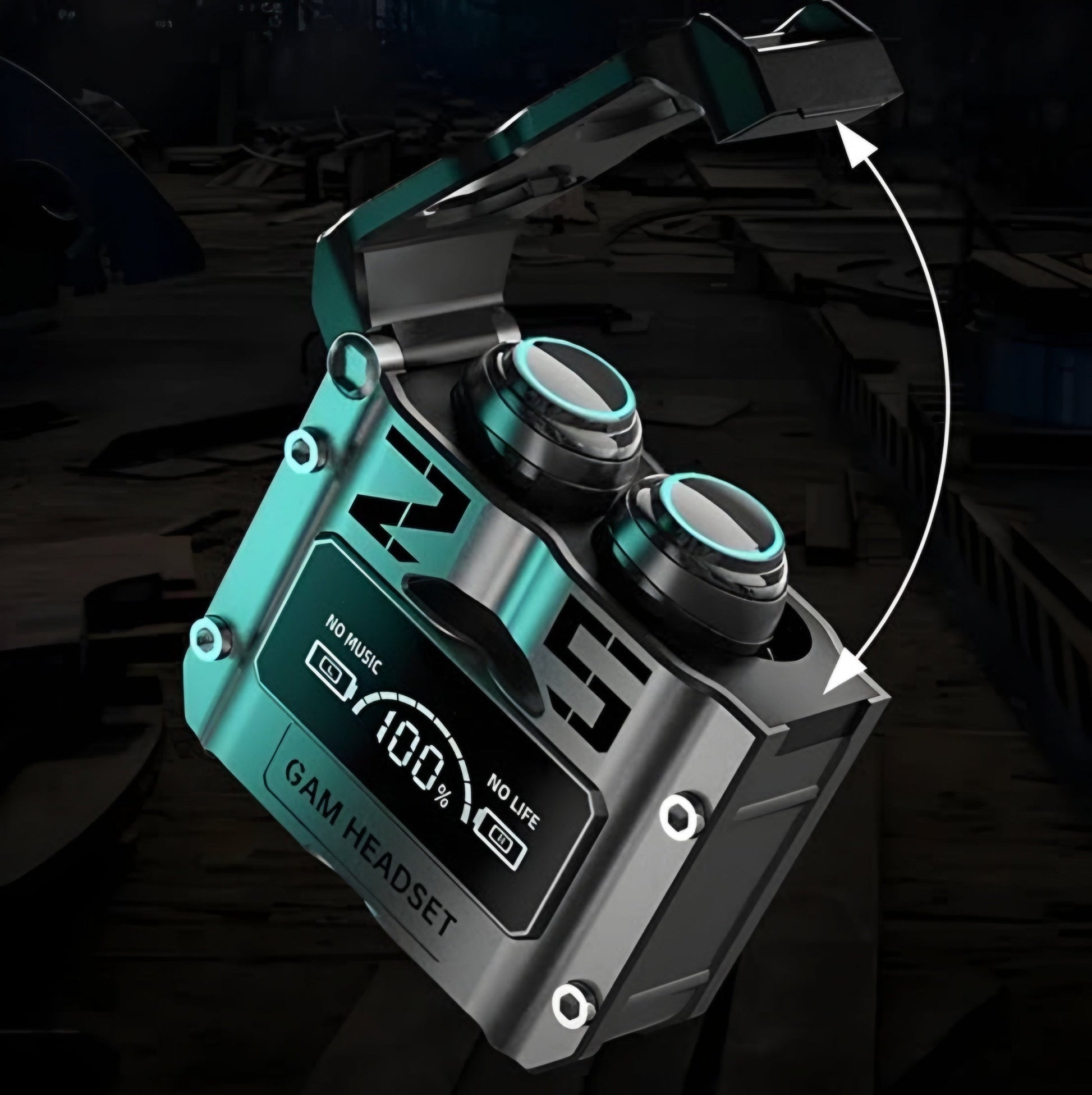 M25 Wireless Bluetooth Earbuds – High Bass, LED Display, Touch Control, Long Battery Life